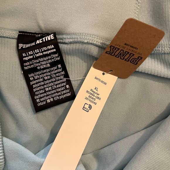 Victorias Secret Athleisure Womens Size XL Blue Full Length Compression NWT - Picture 2 of 6